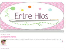 Tablet Screenshot of entre-hilos.com